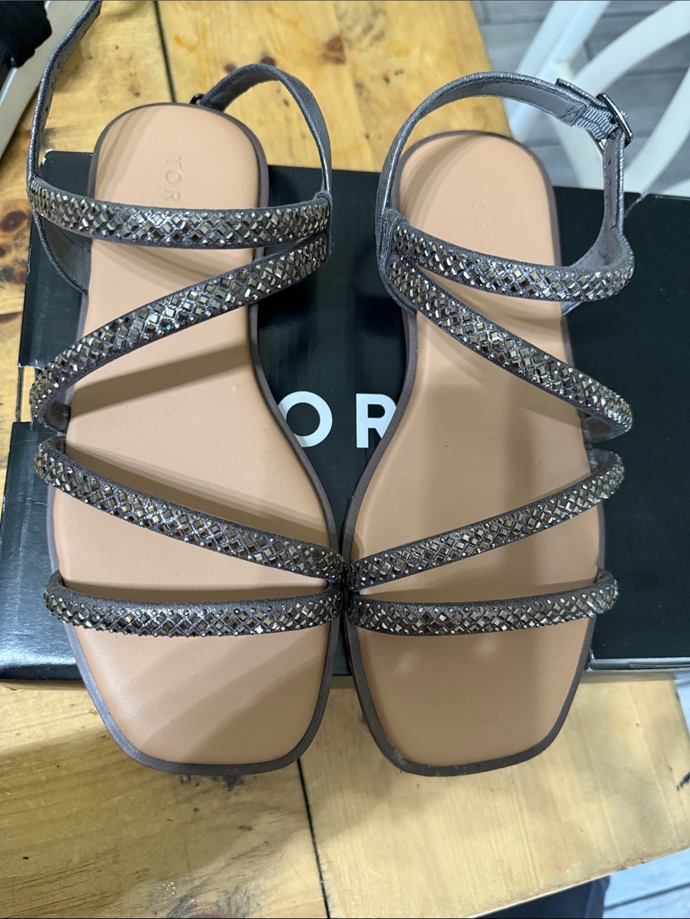 torrid Metallic Bronze Strappy Slingback Sandals